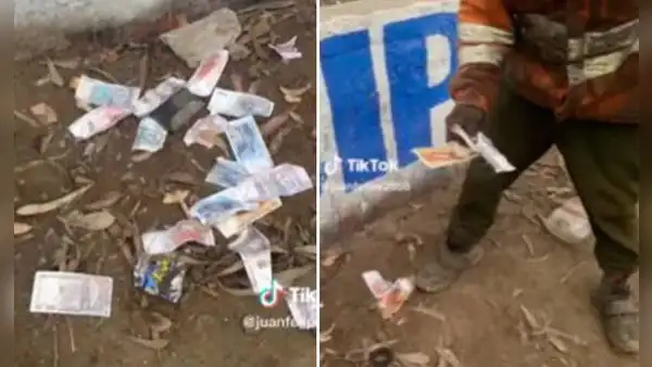 Peruano encuentra fajo de billetes en la basura, pero los revisa y se lleva una gran decepción