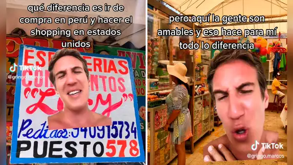 Estadounidense compara a vendedores de su país y Perú: “Llego triste al mercado y me voy contento”