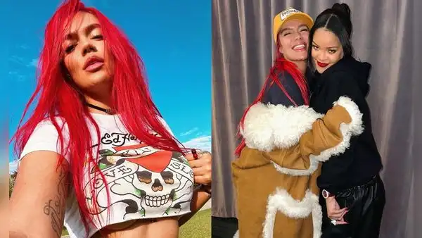Karol G: el curioso error por el que conoció a su ídola Rihanna en el Super Bowl