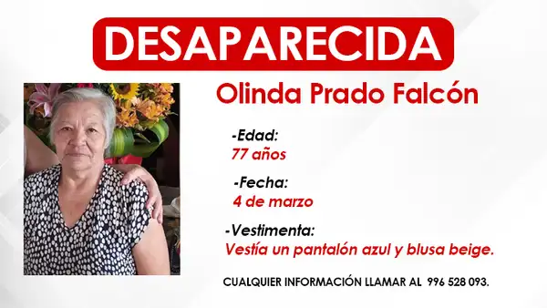 San Juan de Lurigancho: mujer de 77 años con problemas de memoria desapareció tras salir de casa