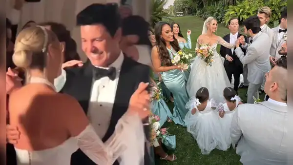 Lele Pons y su tío Chayanne protagonizaron tierna escena en su boda al bailar "Tiempo de vals"