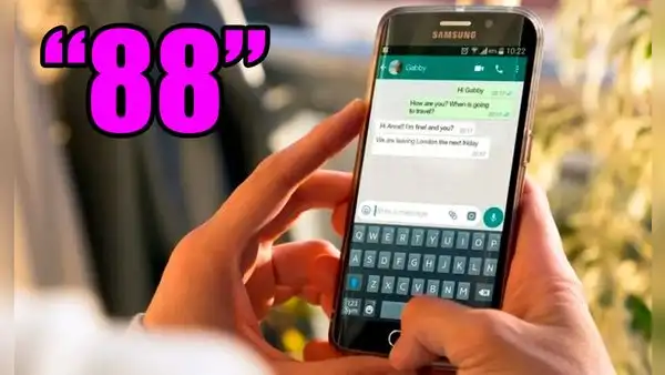 ¿Qué significa cuando alguien te envía el número '88' por WhatsApp? Aquí la respuesta