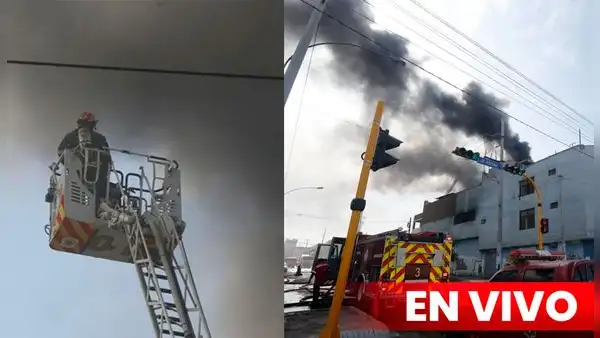 Incendio en La Victoria EN VIVO: bomberos intentan llegar al centro del incendio