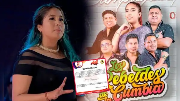 Azucena Calvay lanza comunicado tras polémica presentación con Los Rebeldes de la Cumbia