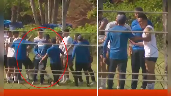 Christian Cueva fue 'apanado' en su primer día de entrenamiento con Alianza Lima