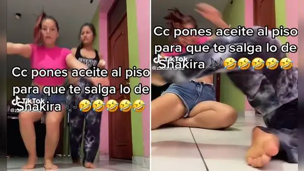 Joven realizó baile viral “TQG” de Shakira, pero sucede lo inesperado: “Era facturar, no fracturarse”
