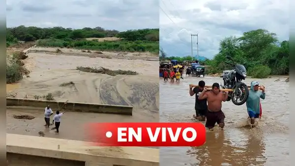 Lluvias en el norte: alerta ante inminente desborde del río La Leche en Lambayeque