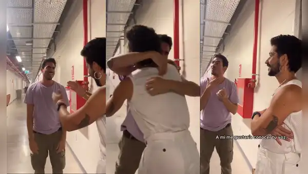 Camilo y el gran gesto con un fanático con discapacidad auditiva