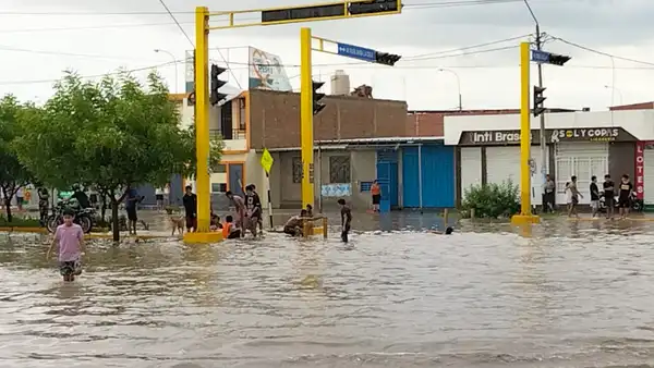 Así quedaron las calles de Piura tras aviso de lluvias extremas