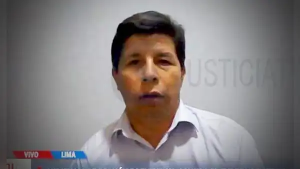 Poder Judicial dicta 36 meses de prisión preventiva contra Pedro Castillo por organización criminal