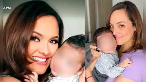 Carla Tello presenta a su bebé en TV a 3 meses de dar a luz y no descarta un segundo hijo
