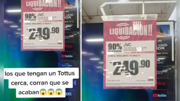 Tottus vende TV 4K ultra HD a 250 soles y usuarios enloquecen: “Qué barato, dame 47”