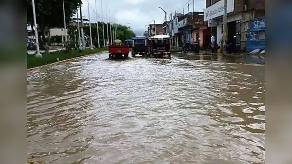 Lluvias de moderada y extrema intensidad continuarán hasta el 11 de marzo en 4 regiones del norte