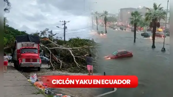 Ciclón Yaku en Ecuador EN VIVO: fuertes lluvias persistirán en Guayaquil y otras zonas del país