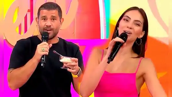 Natalie Vértiz le reclama EN VIVO a Yaco Eskenazi por ir a muchas pichangas: "No vayas"