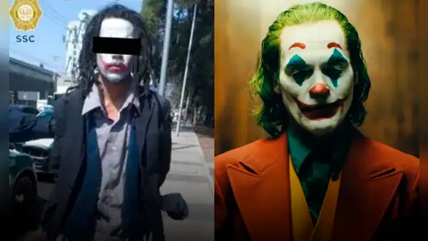 Un hombre disfrazado de Joker asaltó y atacó con un machete a transeúnte