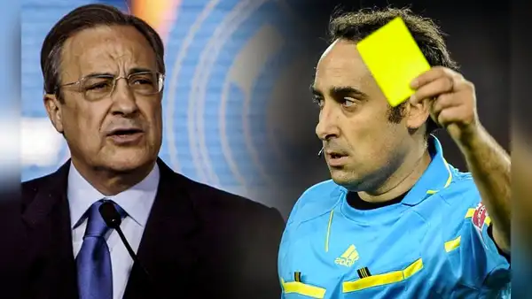 Exárbitro denuncia presión del presidente del Real Madrid: "Me quiso meter en la habitación"