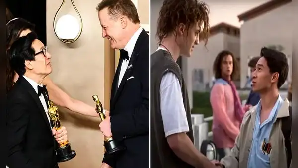 Brendan Fraser y Ke Huy Quan trabajaron juntos hace 31 años y ahora ganaron su primer Oscar