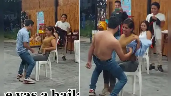 Joven arriesga todo y saca los verdaderos 'pasos prohibidos' para sorprender a su novia en fiesta