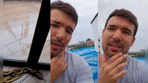 Ezio Oliva muestra daños en su casa por fuertes lluvias y reflexiona: No es un día para quejarse