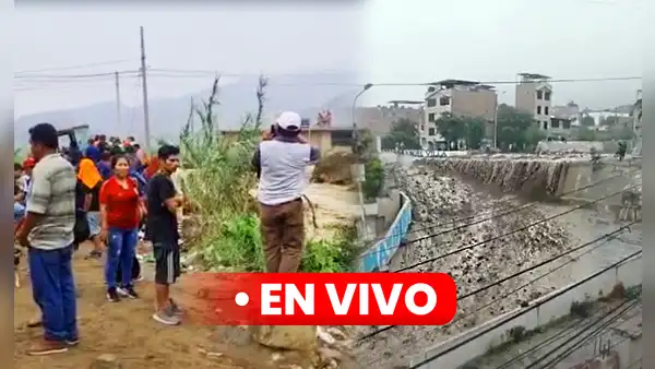 Huaicos en Lima EN VIVO: vecinos reportan que el río Rímac está a punto de desbordarse cerca al óvalo de Zárate, en SJL
