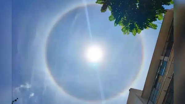 Halo solar sorprende a ciudadanos de Lambayeque tras intensas lluvias