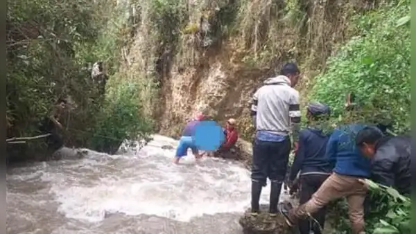 Hallan muerto a niño que desapareció tras intentar cruzar río en Cajamarca