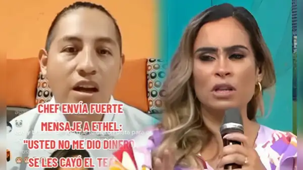 Chef solidario encara a Ethel por afirmar que aportó en donaciones: "Usted no me dio dinero"
