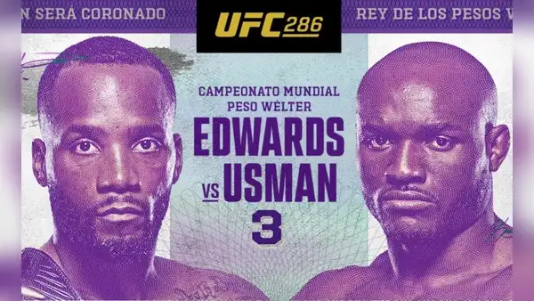 UFC 286 EN VIVO, Leon Edwards vs. Kamaru Usman: fecha, hora, canal de TV y cartelera del evento