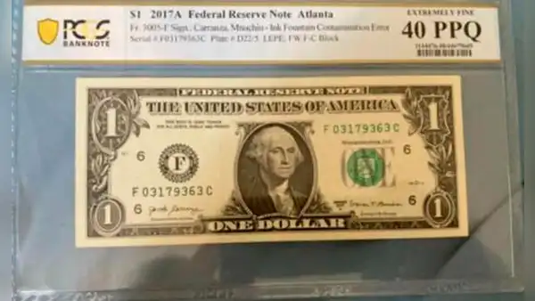 ¿Qué debo hacer si tengo un billete de dólar valorizado en más de 100.000 dólares?