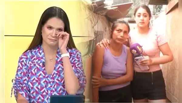 Lorena Álvarez se quiebra al conocer historia de estudiante afectada por huaicos en Chosica