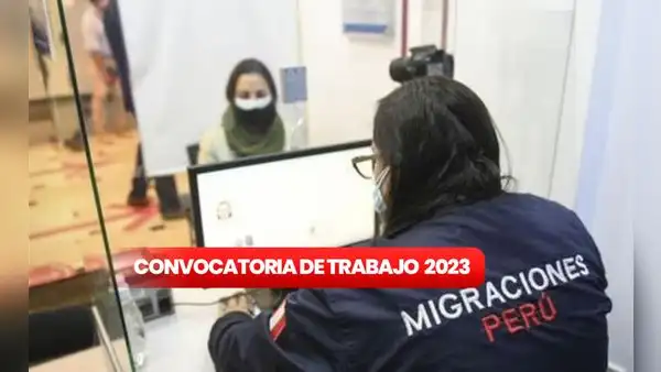 ¿Sin chamba y eres bachiller? Migraciones lanza ofertas de trabajo con sueldos de 3.000 soles