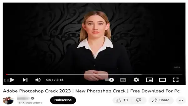 Hackers crean videos de YouTube con Inteligencia Artificial y los usan para propagar virus