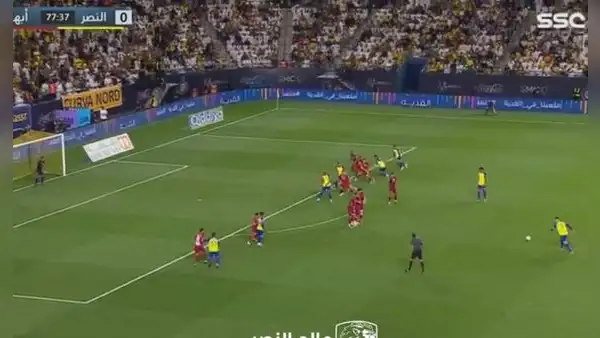 Cristiano Ronaldo metió un misil: golazo de CR7 de tiro libre con el Al-Nassr