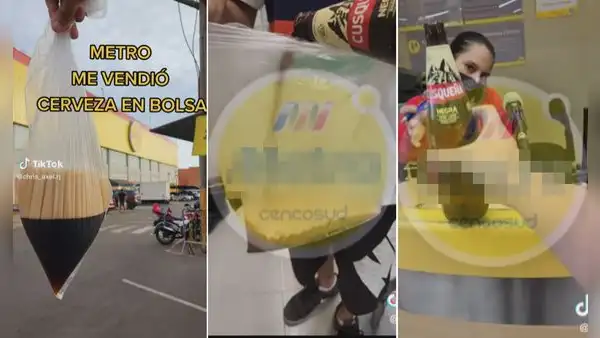 Compra una cerveza en supermercado peruano y se la entregan en bolsa: “Mejor es la bodeguita”