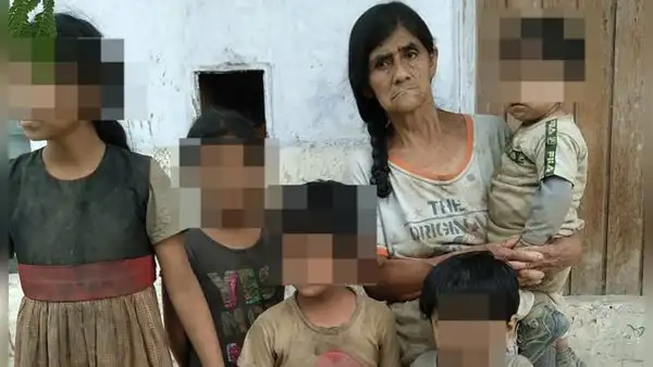 La historia de Teresa, la abuela que cuida a sus 5 nietos y perdió su casa a causa de las lluvias