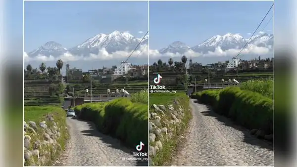 “Solo quiero llorar, es demasiado hermoso”: tiktoker se emociona grabando paisaje arequipeño