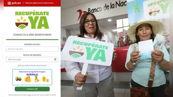 Bono Recupérate Ya vence este 31 de marzo: consulta AQUÍ si eres beneficiario del subsidio y dónde cobrarlo
