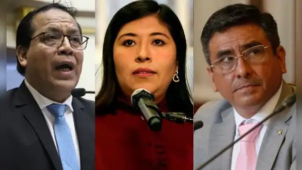 Pleno Congreso debatirá acusación contra Betssy Chávez, Willy Huerta y Roberto Sánchez a las 4.00 p. m.