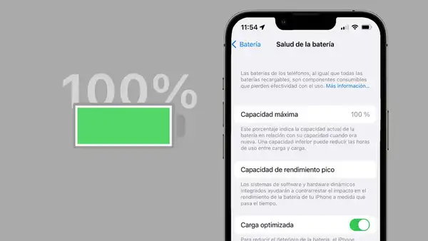 ¿Cómo mantener al 100% el estado de la batería de mi iPhone?