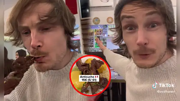Extranjero viaja a Francia para probar comida peruana: "En Finlandia no hay tía veneno"