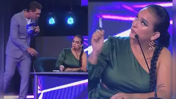 Daniela Darcourt pasó incómodo momento con Cristian Rivero: “No me interrumpas”