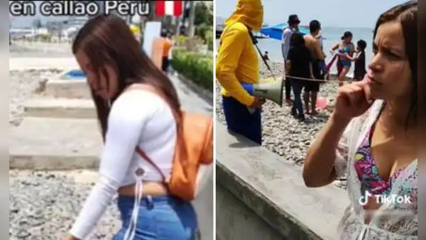 Venezolana va por primera vez a la playa del Callao y se lleva una gran sorpresa