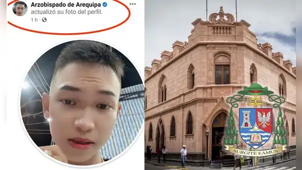 Hackean página del Arzobispado de Arequipa y nueva foto de perfil desata diversos comentarios: “¿Es el nuevo párroco?”