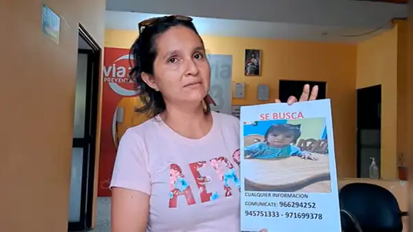 Niña de 1 año desapareció hace 11 días y padres la buscan intensamente en San Martín