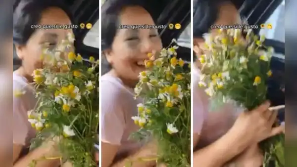 Joven sorprende a su novia con un ramo de manzanilla: "Lo importante es la intención"