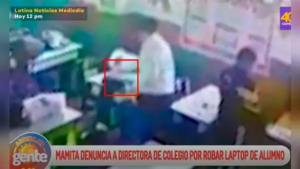 SJL: directora del colegio Fermín Tangüis retuvo la laptop de un estudiante por deuda de pensiones