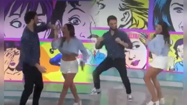 Rodrigo González y Alessandra Fuller liman asperezas en vivo y se atreven a bailar juntos