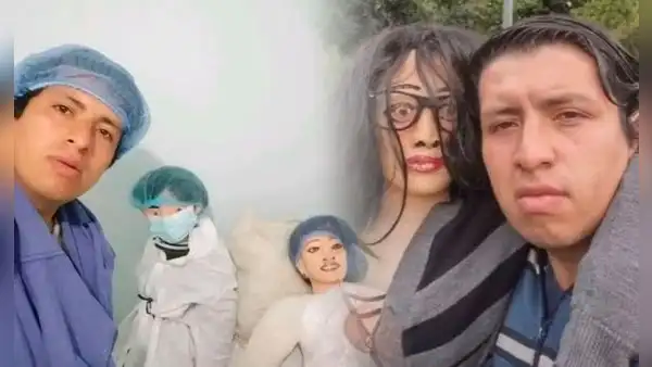 Hombre se casó con muñeca de trapo y grabó el nacimiento de su 'tercer hijo': "La familia crece"