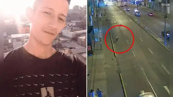 Sergio Tarache huyó tras ataque en plaza dos de Mayo: video muestra que nadie lo detuvo